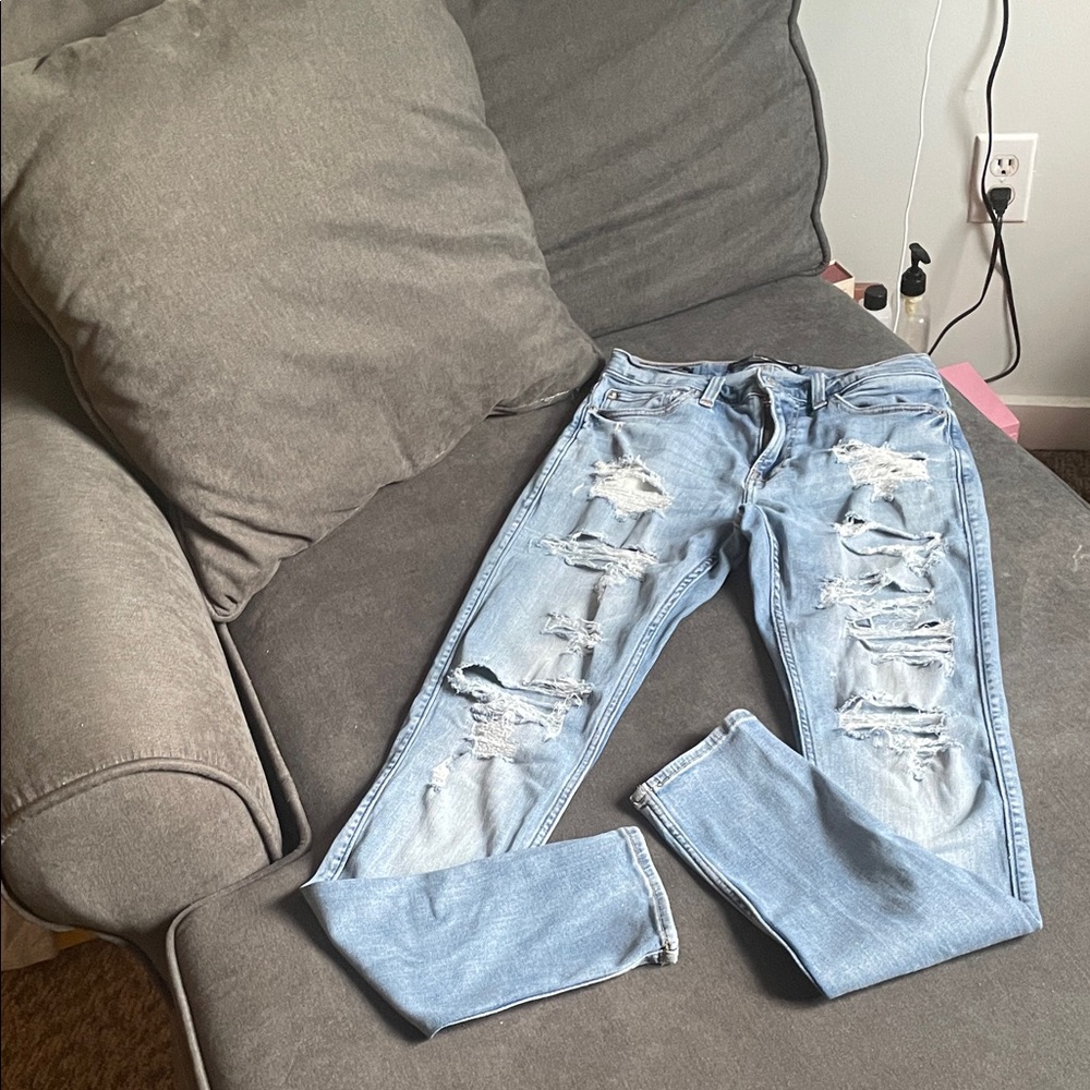 Hollister Light Blue Skinny Jeans